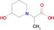 2-(3-Hydroxypiperidin-1-yl)propanoic acid