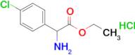 Ethyl 2-amino-2-(4-chlorophenyl)acetate hydrochloride
