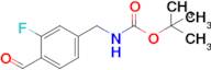 Tert-butyl n-[(3-fluoro-4-formylphenyl)methyl]carbamate