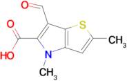 6-Formyl-2,4-dimethyl-4h-thieno[3,2-b]pyrrole-5-carboxylic acid