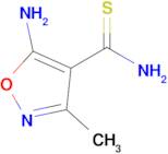 5-Amino-3-methyl-1,2-oxazole-4-carbothioamide