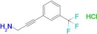 3-[3-(trifluoromethyl)phenyl]prop-2-yn-1-amine hydrochloride