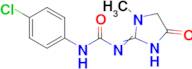 1-(4-chlorophenyl)-3-(1-methyl-4-oxoimidazolidin-2-ylidene)urea