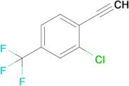 2-Chloro-1-ethynyl-4-(trifluoromethyl)benzene