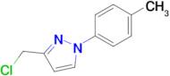 3-(Chloromethyl)-1-(4-methylphenyl)-1h-pyrazole