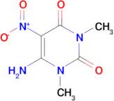 6-Amino-1,3-dimethyl-5-nitro-1,2,3,4-tetrahydropyrimidine-2,4-dione