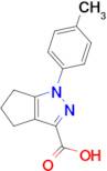 1-(4-Methylphenyl)-1h,4h,5h,6h-cyclopenta[c]pyrazole-3-carboxylic acid