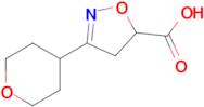3-(Oxan-4-yl)-4,5-dihydro-1,2-oxazole-5-carboxylic acid
