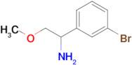 1-(3-Bromophenyl)-2-methoxyethan-1-amine