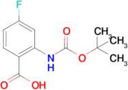 2-((Tert-butoxycarbonyl)amino)-4-fluorobenzoic acid