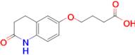 4-[(2-oxo-1,2,3,4-tetrahydroquinolin-6-yl)oxy]butanoic acid