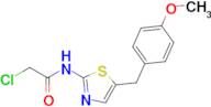 2-Chloro-n-{5-[(4-methoxyphenyl)methyl]-1,3-thiazol-2-yl}acetamide