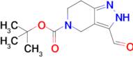 tert-butyl 3-formyl-2H,4H,5H,6H,7H-pyrazolo[4,3-c]pyridine-5-carboxylate