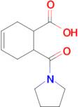 6-(Pyrrolidine-1-carbonyl)cyclohex-3-ene-1-carboxylic acid