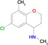 6-Chloro-n,8-dimethyl-3,4-dihydro-2h-1-benzopyran-4-amine