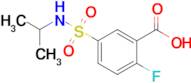 2-Fluoro-5-[(propan-2-yl)sulfamoyl]benzoic acid