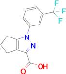 1-[3-(trifluoromethyl)phenyl]-1h,4h,5h,6h-cyclopenta[c]pyrazole-3-carboxylic acid