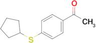 1-[4-(cyclopentylsulfanyl)phenyl]ethan-1-one