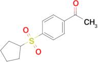 1-[4-(cyclopentanesulfonyl)phenyl]ethan-1-one