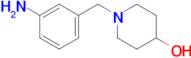 1-[(3-aminophenyl)methyl]piperidin-4-ol