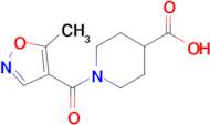 1-(5-Methyl-1,2-oxazole-4-carbonyl)piperidine-4-carboxylic acid