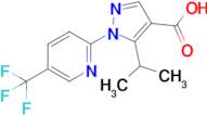 5-(Propan-2-yl)-1-[5-(trifluoromethyl)pyridin-2-yl]-1h-pyrazole-4-carboxylic acid