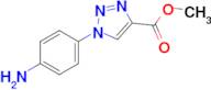 Methyl 1-(4-aminophenyl)-1h-1,2,3-triazole-4-carboxylate