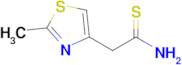 2-(2-Methyl-1,3-thiazol-4-yl)ethanethioamide