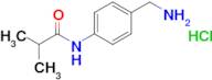 n-[4-(aminomethyl)phenyl]-2-methylpropanamide hydrochloride