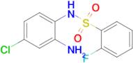 n-(2-Amino-4-chlorophenyl)-2-fluorobenzene-1-sulfonamide