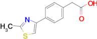 2-[4-(2-methyl-1,3-thiazol-4-yl)phenyl]acetic acid