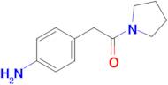 2-(4-Aminophenyl)-1-(pyrrolidin-1-yl)ethan-1-one