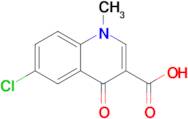 6-Chloro-1-methyl-4-oxo-1,4-dihydroquinoline-3-carboxylic acid