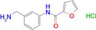 n-[3-(aminomethyl)phenyl]furan-2-carboxamide hydrochloride