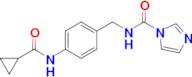 n-[(4-cyclopropaneamidophenyl)methyl]-1h-imidazole-1-carboxamide