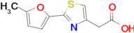 2-[2-(5-methylfuran-2-yl)-1,3-thiazol-4-yl]acetic acid