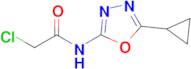 2-Chloro-n-(5-cyclopropyl-1,3,4-oxadiazol-2-yl)acetamide