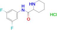 n-(3,5-Difluorophenyl)piperidine-2-carboxamide hydrochloride