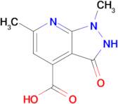 1,6-Dimethyl-3-oxo-1h,2h,3h-pyrazolo[3,4-b]pyridine-4-carboxylic acid
