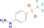 (4-Trifluoromethanesulfonylphenyl)hydrazine