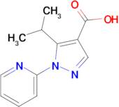 5-(Propan-2-yl)-1-(pyridin-2-yl)-1h-pyrazole-4-carboxylic acid