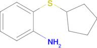 2-(Cyclopentylsulfanyl)aniline