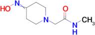 2-[4-(hydroxyimino)piperidin-1-yl]-n-methylacetamide