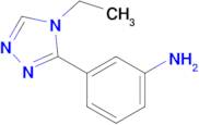 3-(4-Ethyl-4h-1,2,4-triazol-3-yl)aniline