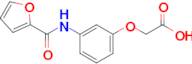 2-[3-(furan-2-amido)phenoxy]acetic acid