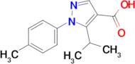 1-(4-Methylphenyl)-5-(propan-2-yl)-1h-pyrazole-4-carboxylic acid