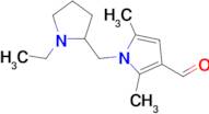 1-[(1-ethylpyrrolidin-2-yl)methyl]-2,5-dimethyl-1h-pyrrole-3-carbaldehyde