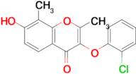 3-(2-Chlorophenoxy)-7-hydroxy-2,8-dimethyl-4h-chromen-4-one