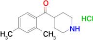 4-(2,4-Dimethylbenzoyl)piperidine hydrochloride