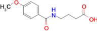 4-[(4-methoxyphenyl)formamido]butanoic acid